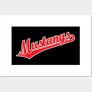 Mustangs "tail" Posters and Art